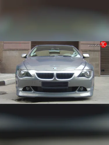 Накладка на передний бампер BMW 6 серия E63 дорестайлинг, купе (2003-2007)