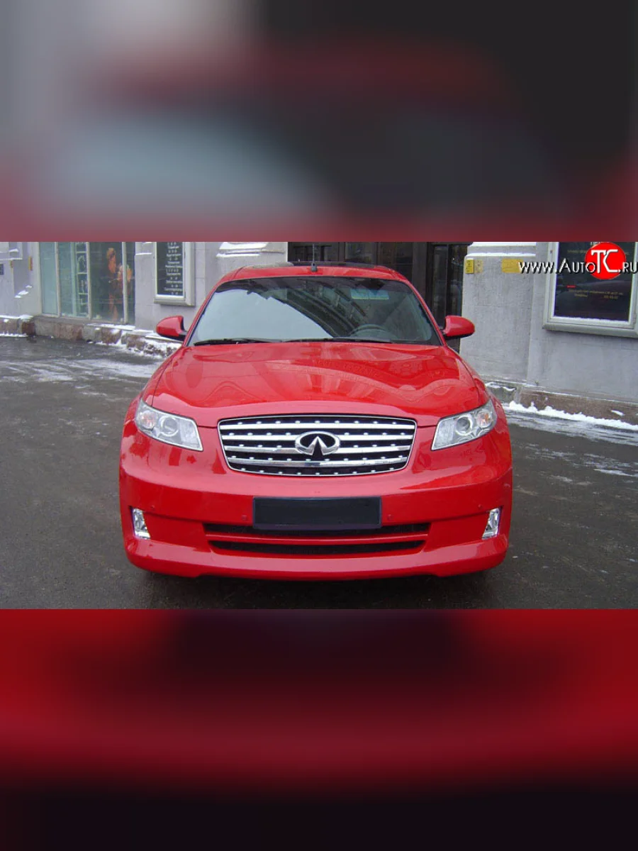 Радиаторная решётка AERO INFINITI FX45 S50 рестайлинг (2005-2009) (Неокрашенная)  в Керчи Республика Крым
