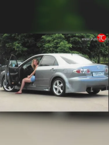 Задний бампер Mazda 6 GG седан дорестайлинг (2002-2005)