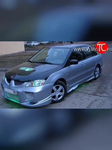 Передний бампер OS Mitsubishi Lancer 9 CS седан 1-ый рестайлинг (2003-2005)