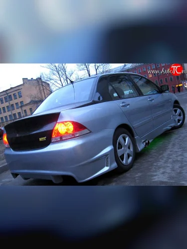 Задний бампер OS Mitsubishi Lancer 9 CS седан 1-ый рестайлинг (2003-2005)