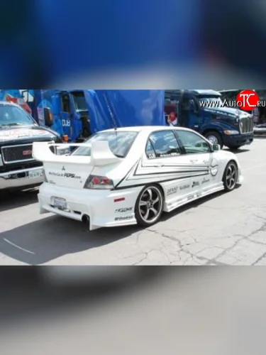 Задний бампер XS Mitsubishi Lancer Evolution 8 CT9A седан (2003-2005)