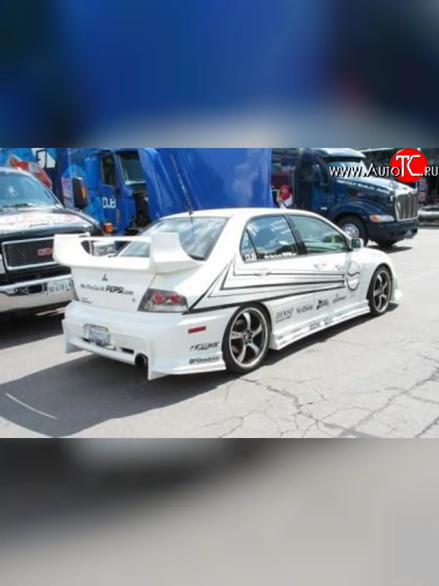 Задний бампер XS Mitsubishi Lancer Evolution 8 CT9A седан (2003-2005)  в Керчи Республика Крым