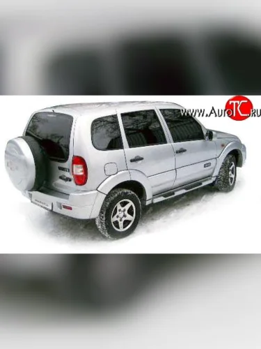 Комплект молдингов на передние и задние двери в сборе Апал Лада ВАЗ 2123 (Нива Шевроле) дорестайлинг (2002-2008)