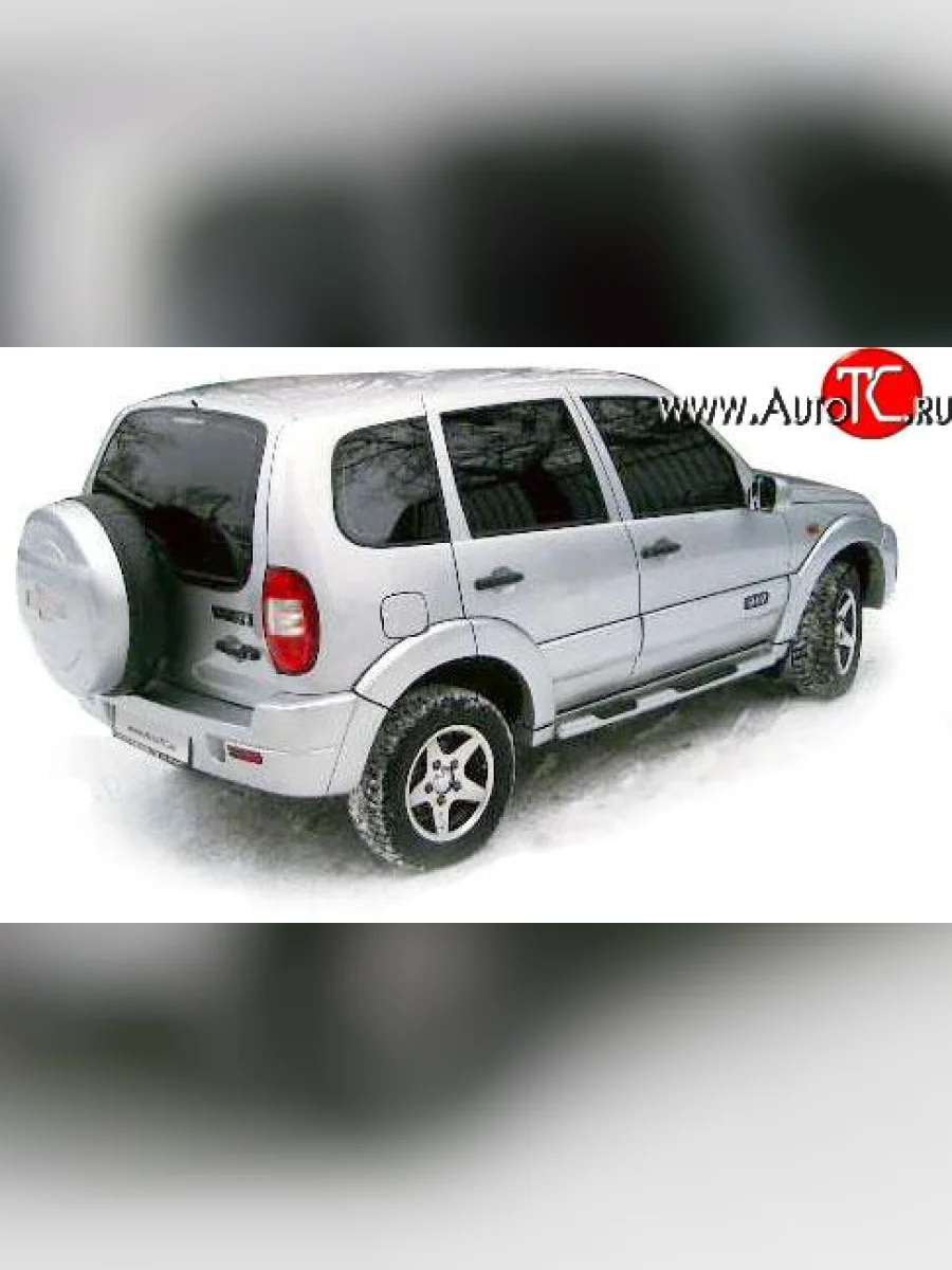 Комплект молдингов на передние и задние двери в сборе Апал Лада ВАЗ 2123 (Нива Шевроле) дорестайлинг (2002-2008) (Неокрашенные)  в Самаре Самарской области