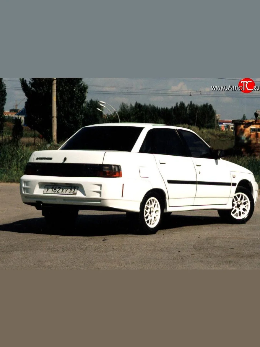 Задний бампер Titan Sport Лада ВАЗ 2110 седан (1995-2007) (Неокрашенный)  в Самаре Самарской области
