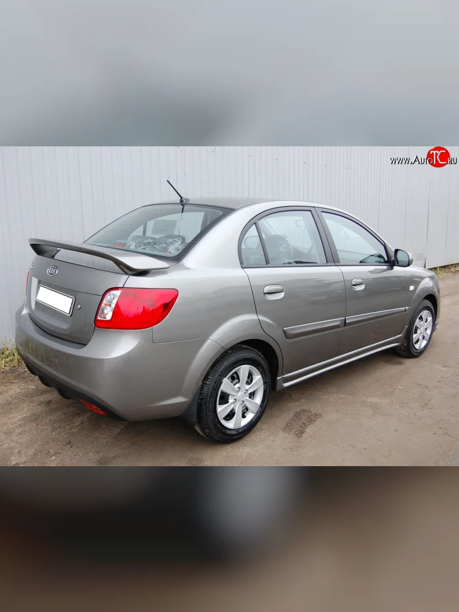 Спойлер GT Dynamics KIA Rio 2 JB дорестайлинг седан (2005-2009) (Неокрашенный)  в Перми Пермском крае