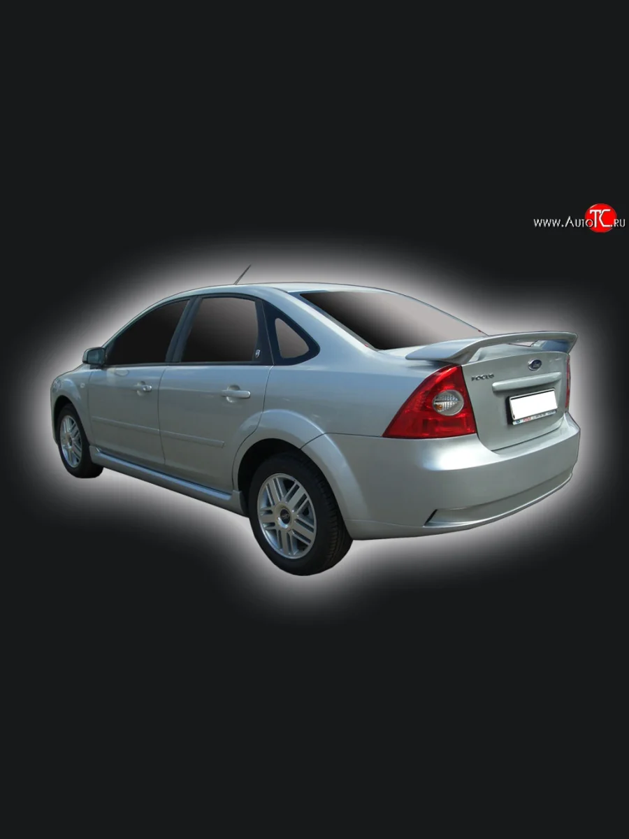 Задний бампер GT Dynamics Ford Focus 2  седан дорестайлинг (2004-2008) (Неокрашенный)  с доставкой в г. Керчь