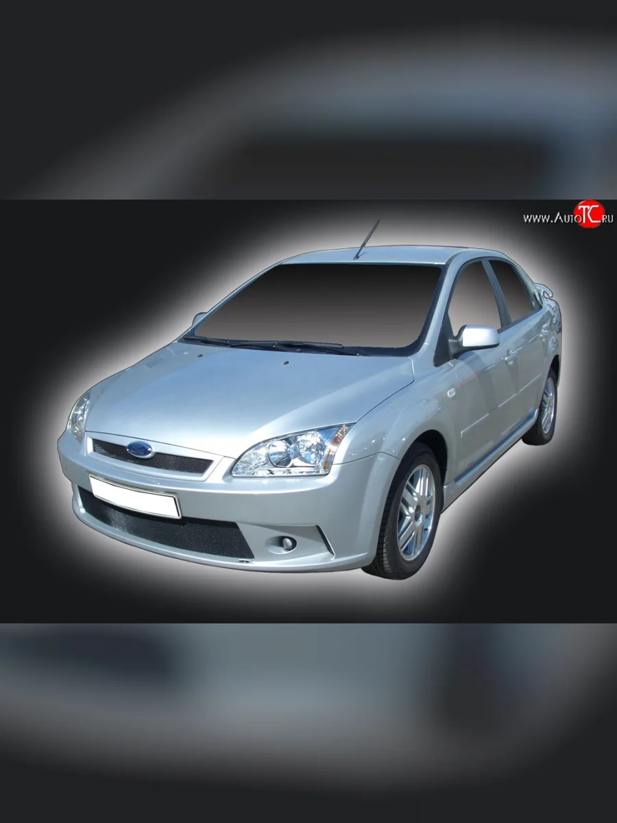 Решётка радиатора GT Dynamics Ford Focus 2 хэтчбэк 3 дв. дорестайлинг (2004-2007) (Неокрашенная)  в Перми Пермском крае