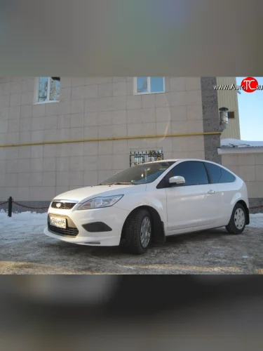 Спортивная юбка переднего бампера AutoTC RS Ford Focus 2 хэтчбэк 3 дв. рестайлинг (2007-2011)