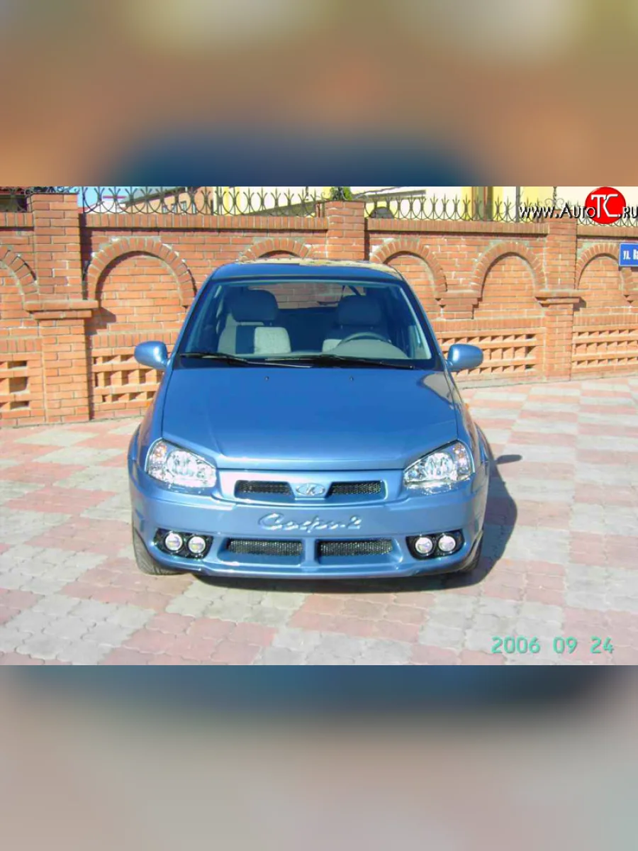 Обтекатель капота Софи 2 Лада ВАЗ Калина Спорт 1119 (2008-2014) (Неокрашенный)  в Керчи Республика Крым