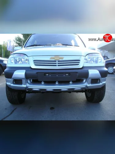Накладка переднего бампера Трофи Лада ВАЗ 2123 (Нива Шевроле) дорестайлинг (2002-2008)