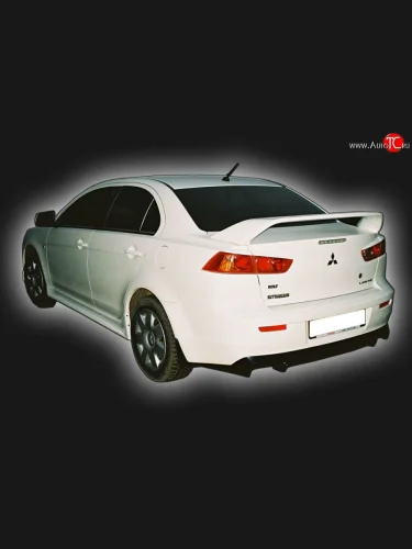 Накладка заднего бампера GT Dynamics Mitsubishi Lancer 10 CY седан рестайлинг (2011-2017)