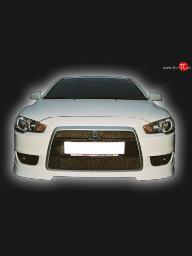 Накладка на решётку радиатора GT Dynamics Mitsubishi Lancer 10 CY седан дорестайлинг (2007-2010)