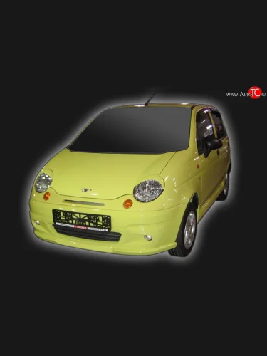 Накладка переднего бампера GT Dynamics Daewoo Matiz M100 дорестайлинг (1998-2000)