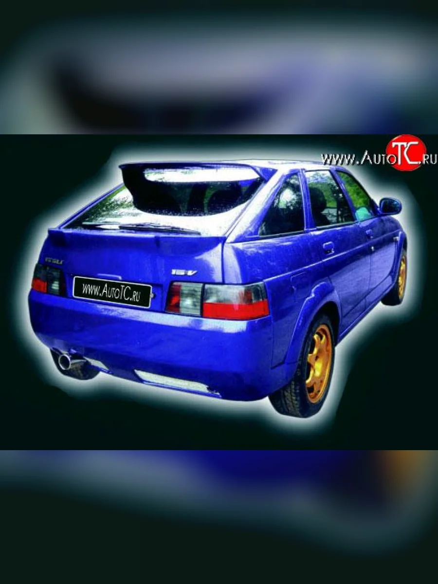 Задний бампер Elegance Лада ВАЗ 2112 хэтчбек (1999-2008) (Неокрашенный)  с доставкой в г. Керчь