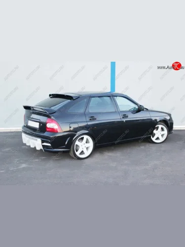 Спойлер Кураж (нижний, на скобках) Лада ВАЗ Приора ( 2172,  21728) (2008-2015) хэтчбек дорестайлинг, купе дорестайлинг, купе рестайлинг