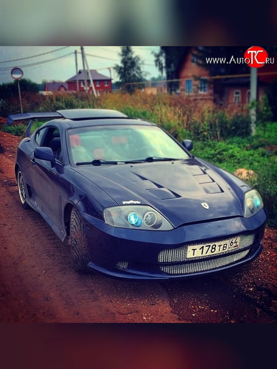 Передний бампер Aston Hyundai Coupe (2002-2008) (Неокрашенный)  в Перми Пермском крае