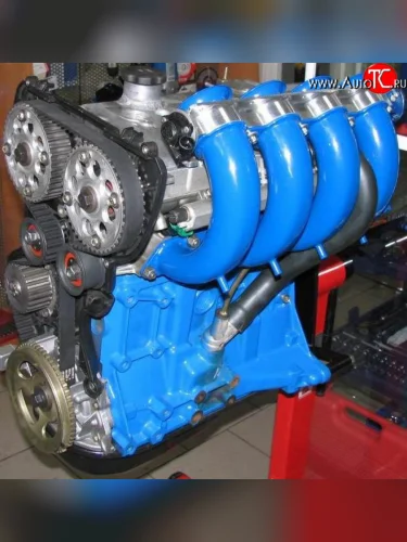 Дроссельний впуск Нуждин на 16 клапаный двигатель Лада ВАЗ Приора 2172 хэтчбек дорестайлинг (2008-2014)