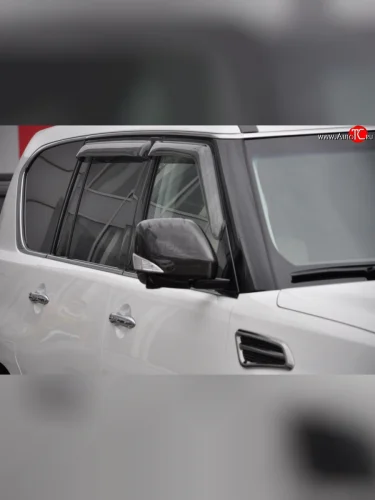 Накладки на зеркала Impul Nissan Patrol 6 Y62 дорестайлинг (2010-2014)