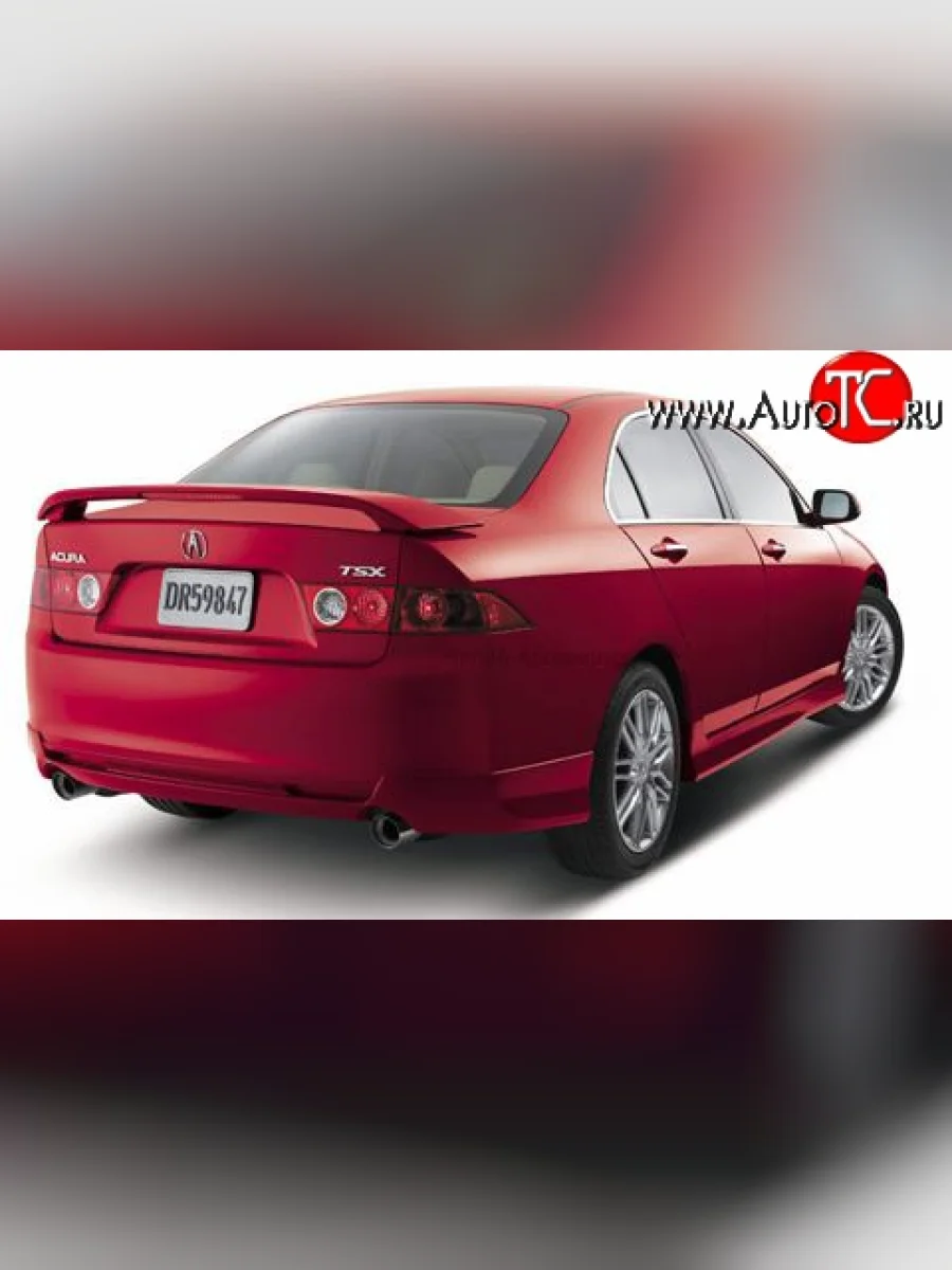 Спойлер Type-s со стоп сигналом  Honda Accord (2002-2005) 7 CL (Неокрашенный)  с доставкой в г. Керчь