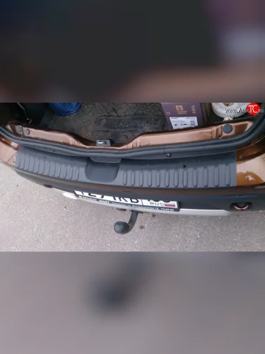 Накладка на задний бампер Ralex Tuning Renault Duster  HS (2010-2015) дорестайлинг