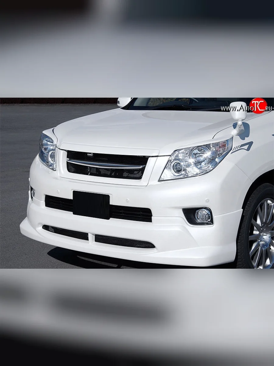 Решётка радиатора Style  Toyota Land Cruiser Prado (2009-2013) J150 (Неокрашенная)  с доставкой в г. Керчь