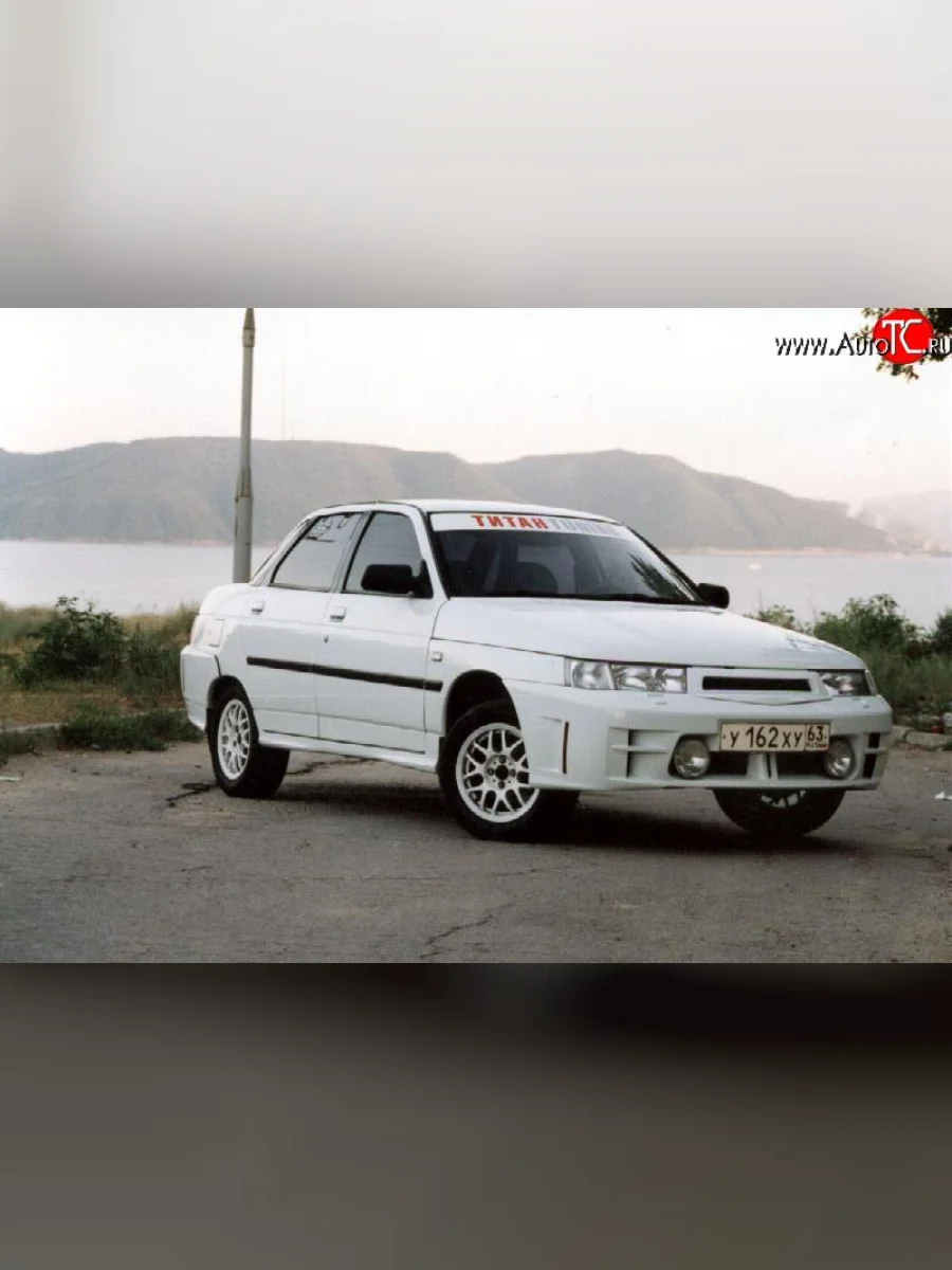 Пороги накладки Titan - Sport  Лада ВАЗ  2110, 2111, 2112 (Неокрашенные)  с доставкой в г. Керчь