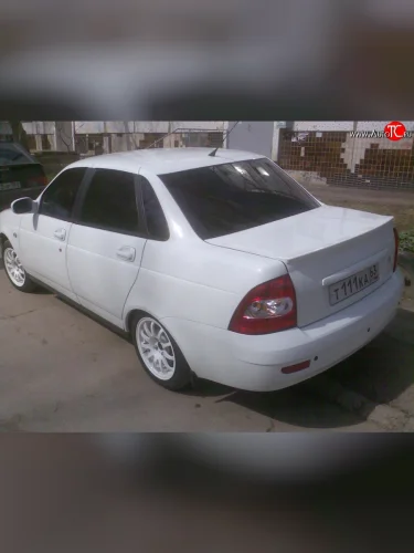 Лип спойлер Super-Style Лада ВАЗ Приора  2170 (2007-2014) седан дорестайлинг