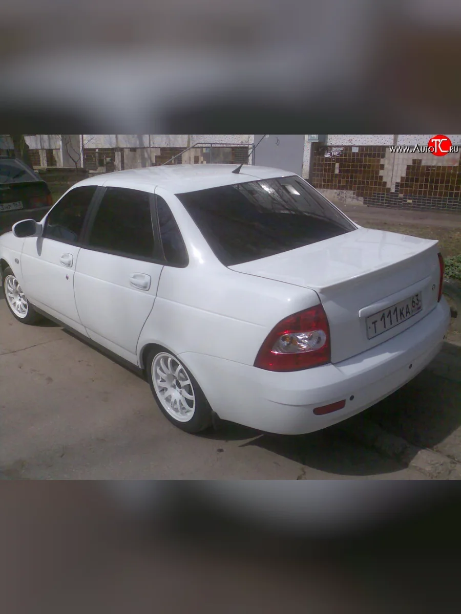 Лип спойлер Super-Style  Лада ВАЗ Приора (2007-2014) 2170 (Неокрашенный)  в Самаре Самарской области