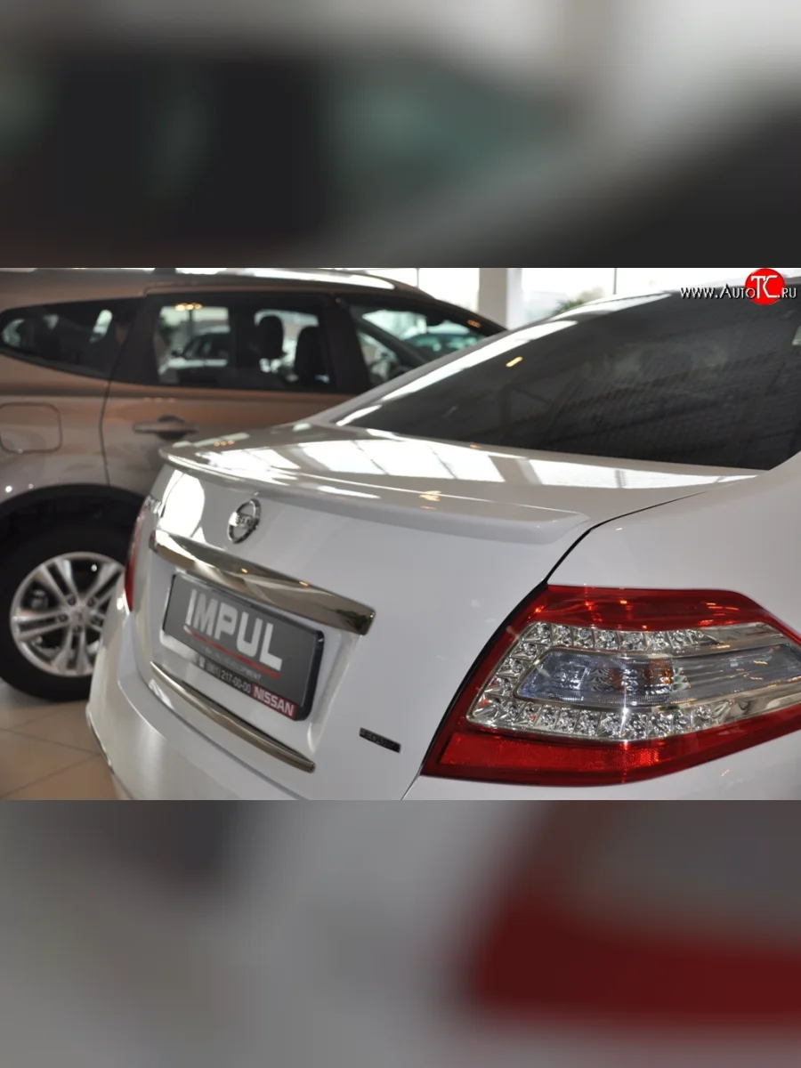 Лип спойлер Impul Nissan Teana 2 J32 дорестайлинг (2008-2011) (Неокрашенный)  в Перми Пермском крае