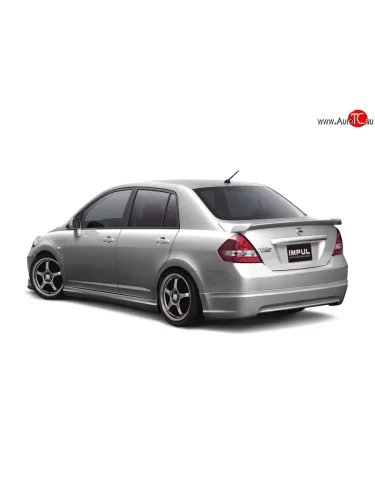 Спойлер (седан) Impul Nissan Tiida 1 C11 седан рестайлинг (2010-2014)