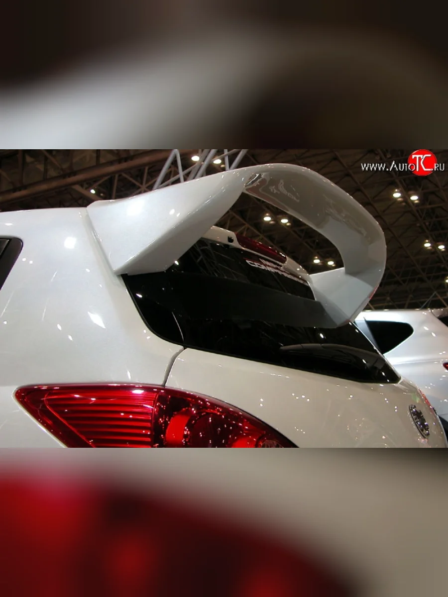 Спойлер (хетчбек) Impul Nissan Tiida 1 C11 хэтчбэк дорестайлинг, Япония (2004-2007) (Неокрашенный)  в Перми Пермском крае