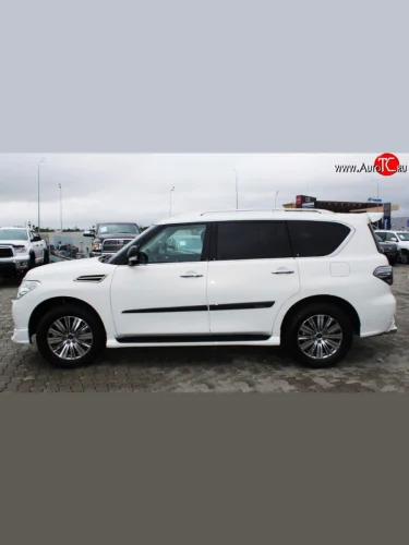 Молдинги (накладки на двери) Impul v2 Nissan Patrol 6 Y62 дорестайлинг (2010-2014)