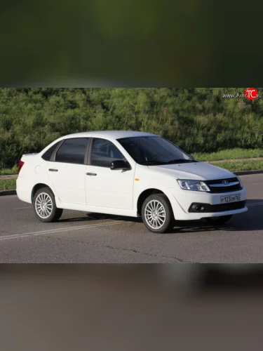 Передний бампер Elegance Лада ВАЗ Гранта 1 2191 лифтбэк дорестайлинг  (2011-2013)