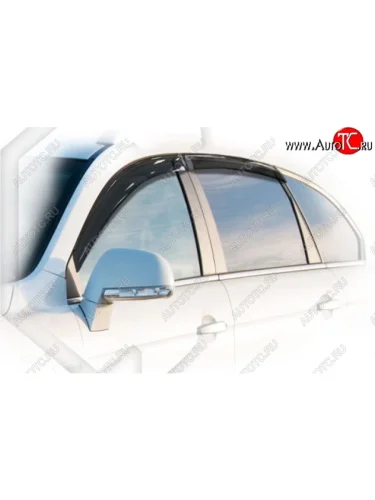 Дефлектора окон CA-Plastiс (Classic полупрозрачный) Chevrolet Captiva  дорестайлинг (2006-2011)