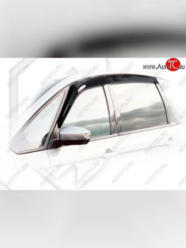 Дефлектора окон CA-Plastiс (Classic полупрозрачный) Ford Galaxy 2 дорестайлинг (2006-2010)