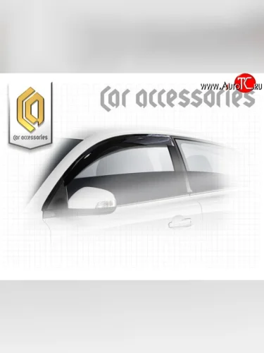 Комплект дефлекторов окон CA Plastic (Classic полупрозрачный) Volvo C30  хэтчбэк 3 дв. (2006-2009)  дорестайлинг