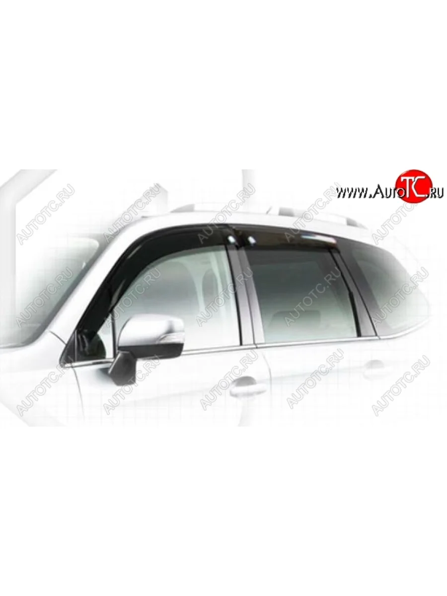Дефлектора окон CA-Plastiс Subaru Forester SJ рестайлинг (2016-2019) (Classic полупрозрачный, Без хром.молдинга)  в Воронеже Воронежской области