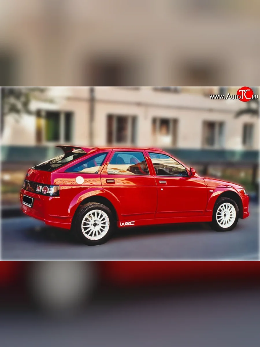 Задний бампер WRC Evo Лада ВАЗ 2112 хэтчбек (1999-2008) (Неокрашенный)  с доставкой в г. Керчь