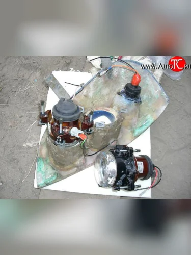 Комплект головной оптики HELLA в передний бампер Я-робот Лада ВАЗ 2110 седан (1995-2007)