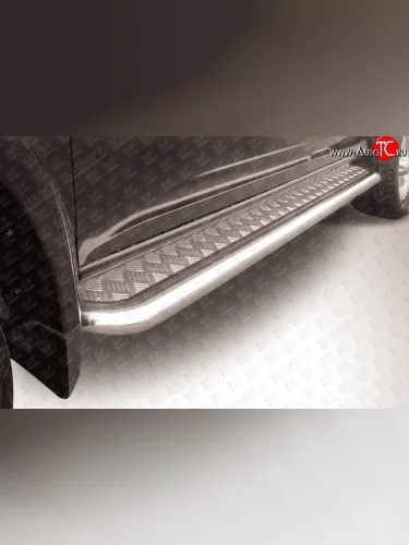 Широкая защита порогов Slitkoff Great Wall Wingle 5 (2011-2017)