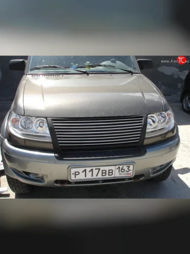 Решётка радиатора Премиум Уаз Патриот  3163 5 дв. (2005-2013) дорестайлинг