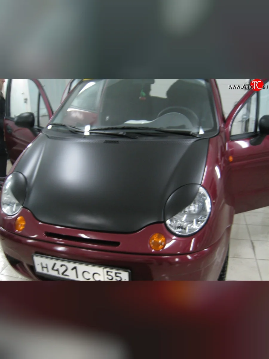 Реснички Devil Style Daewoo Matiz M100 дорестайлинг (1998-2000) (Неокрашенные)  в Керчи Республика Крым
