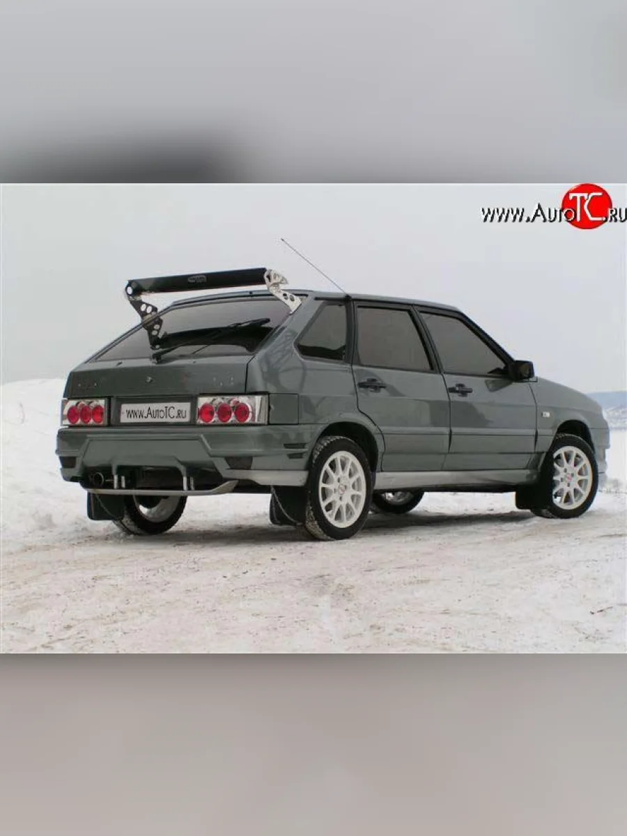 Задний бампер Форсаж Лада ВАЗ 2108 (1984-2003) (Неокрашенный)  с доставкой в г. Керчь