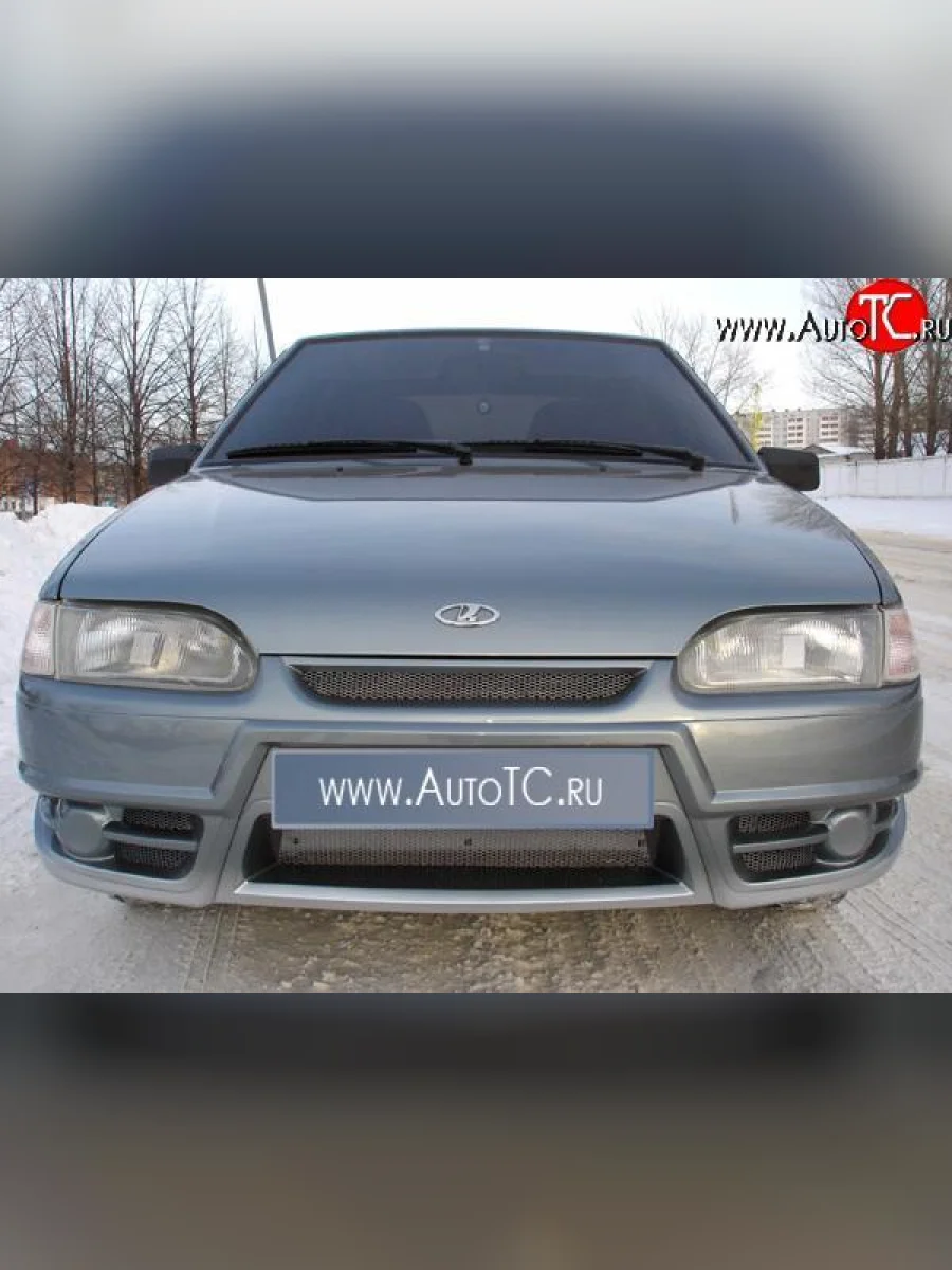 Передний бампер Форсаж Лада ВАЗ 2113 (2004-2013) (Неокрашенный)  в Самаре Самарской области