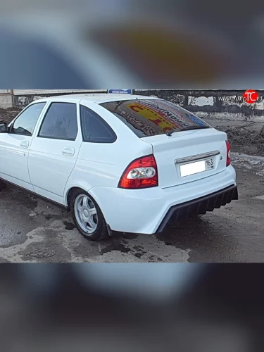 Задний бампер Карт Лада ВАЗ Приора 2172 хэтчбек дорестайлинг (2008-2014)