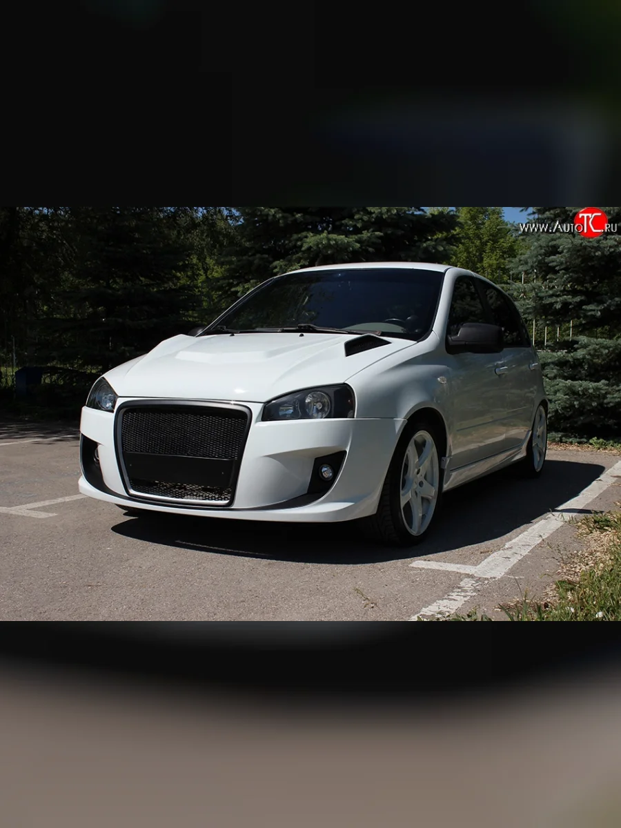 Пластиковый капот IRobot  Лада ВАЗ  Калина ( 1118,  1117,  1119), Калина Спорт  1119 (Неокрашенный)  с доставкой в г. Керчь