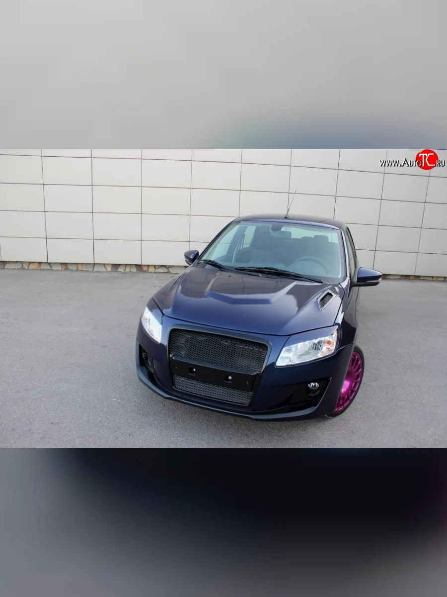 Пластиковый капот Я-Робот Лада ВАЗ Гранта 2190 седан  дорестайлинг (2011-2017) (Неокрашенный)  в Самаре Самарской области