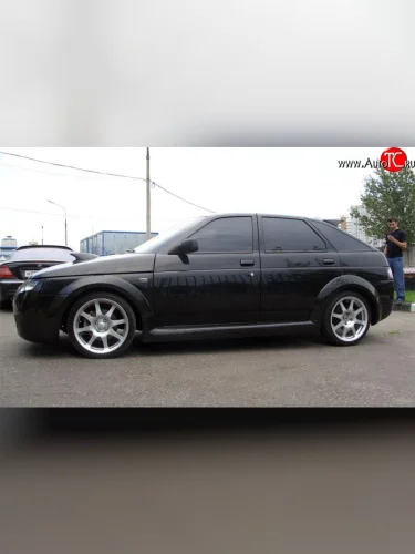 Пороги накладки Я - Робот Лада ВАЗ 2112 хэтчбек (1999-2008)